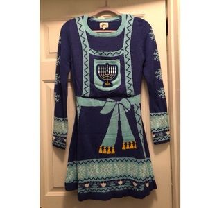 COPY - Size medium Hanukkah “Ugly” Sweater dress very cute